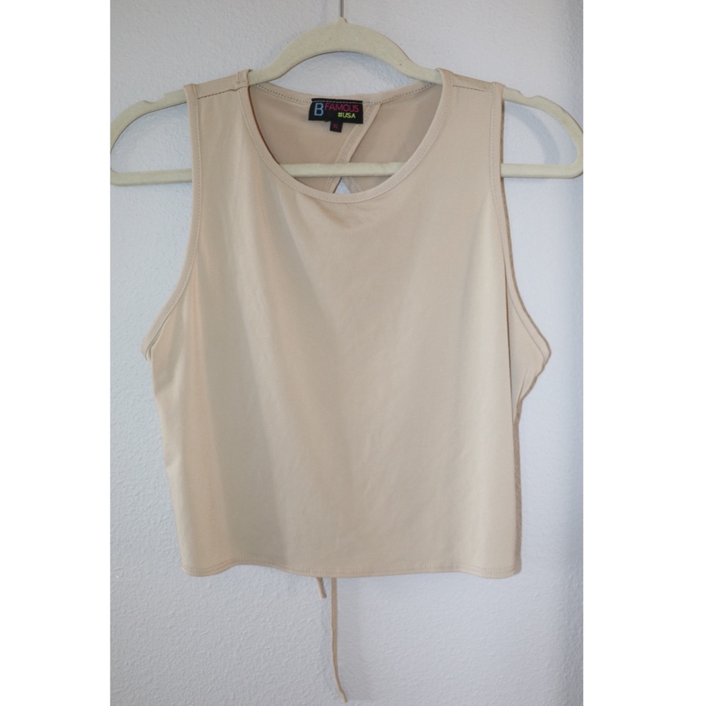 Open Back Tank Top